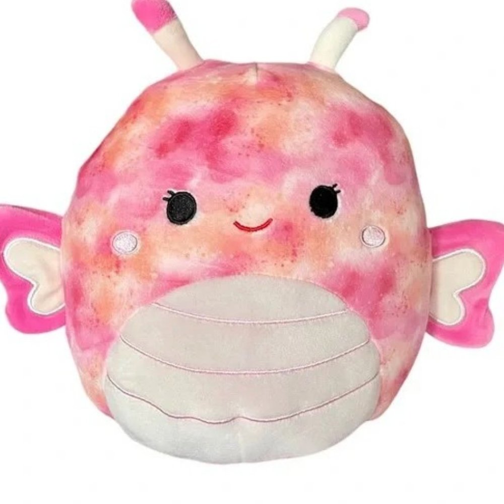 NWT Squishmallows Eileen the Tie Dye Butterfly 8 Inch Stuffed Plush